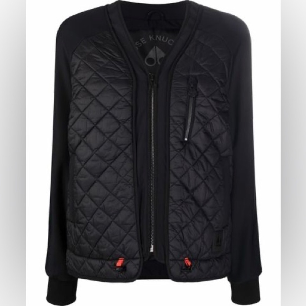 ◼️NWT Moose Knuckles Black Quilted SET Jacket size XS //Pants size S